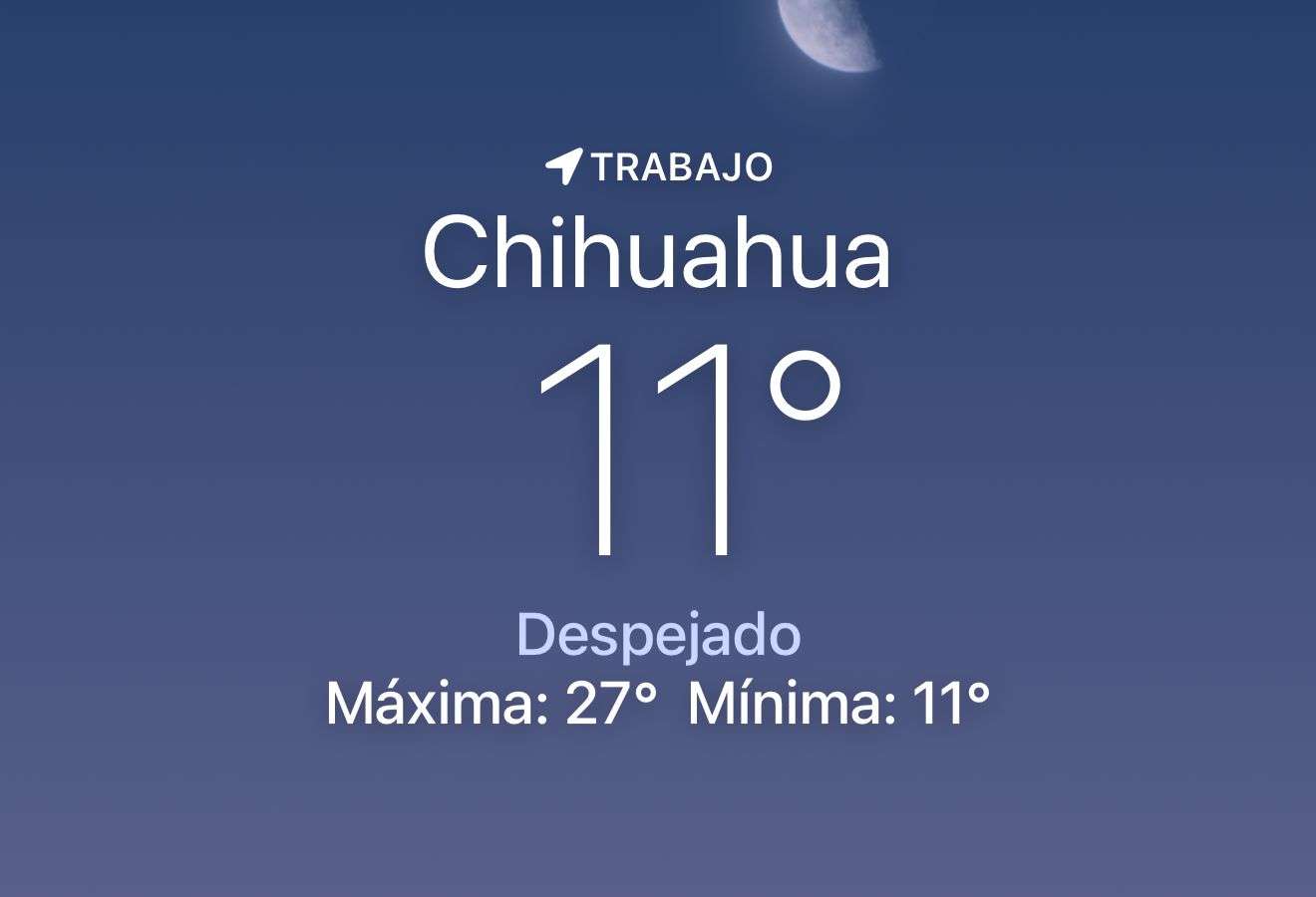 Se espera despejado con máxima de 27 grados centígrados 