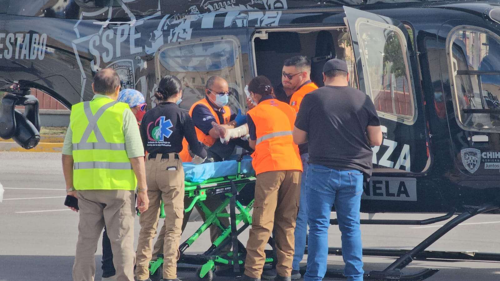 Se dispara accidentalmente estatal trasladado a esta ciudad 