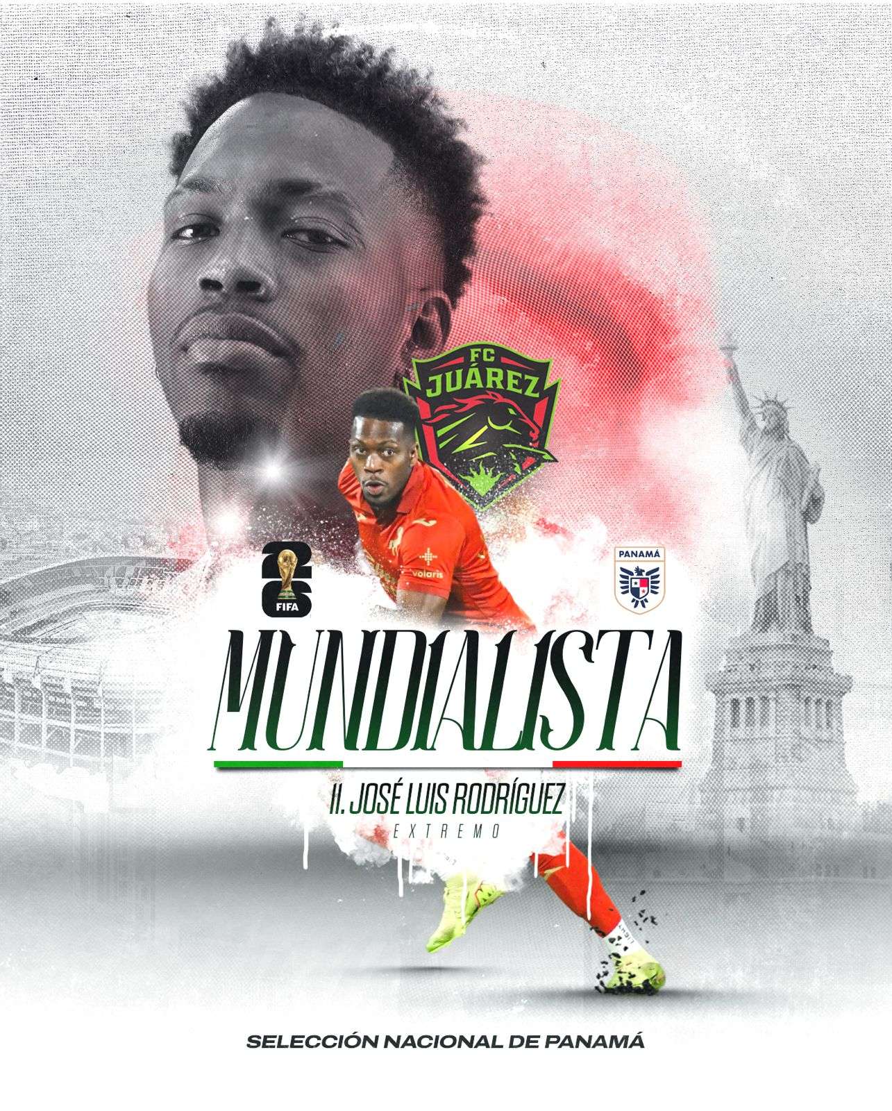 Va José Luis Rodríguez al mundial con selección de Panamá