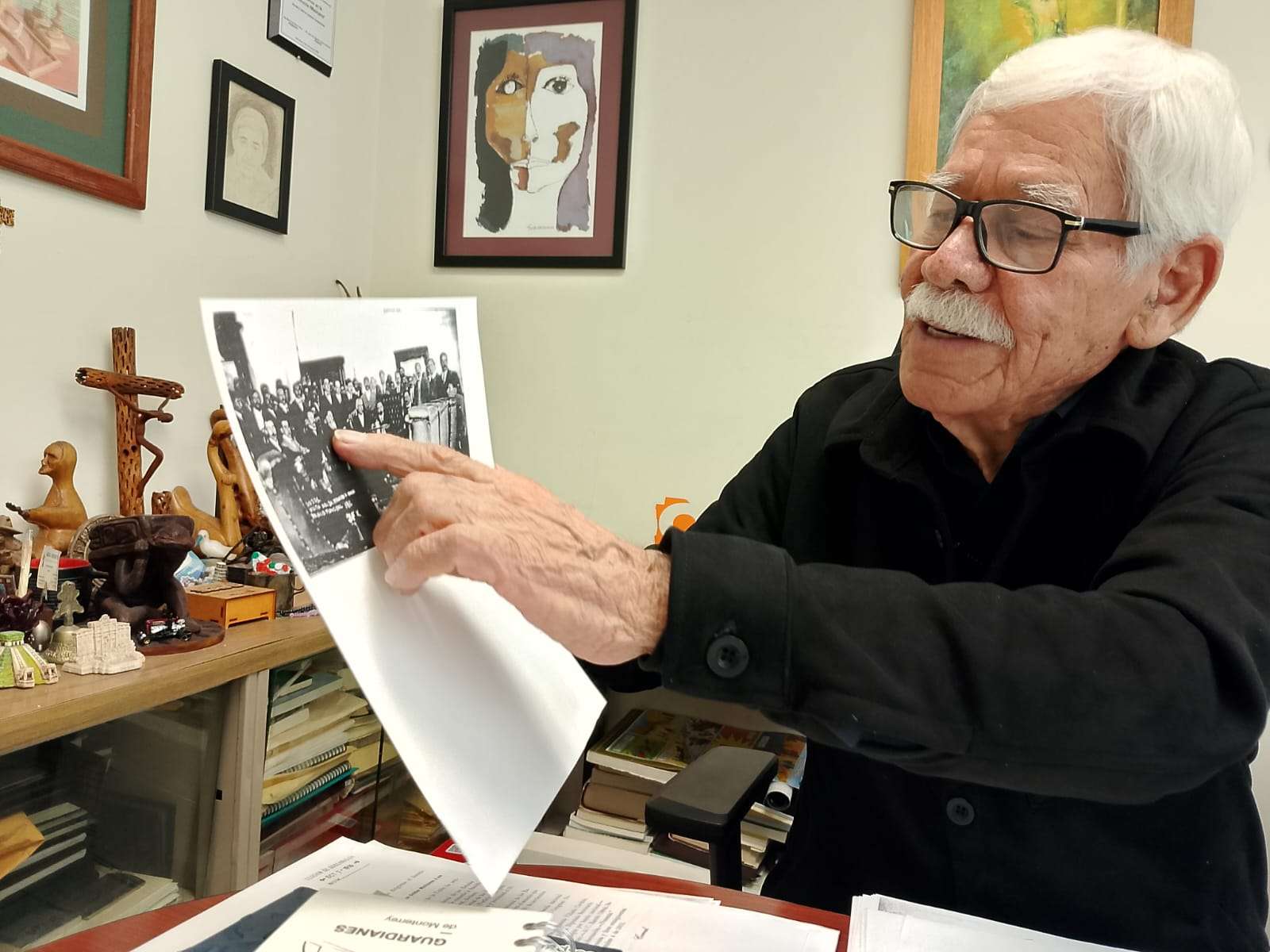 Rubén Beltrán, cronista y encargado del Archivo Histórico de Chihuahua.