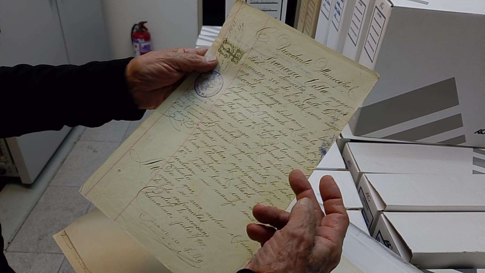 Permiso que pide Pancho Villa al Ayuntamiento de Chihuahua.