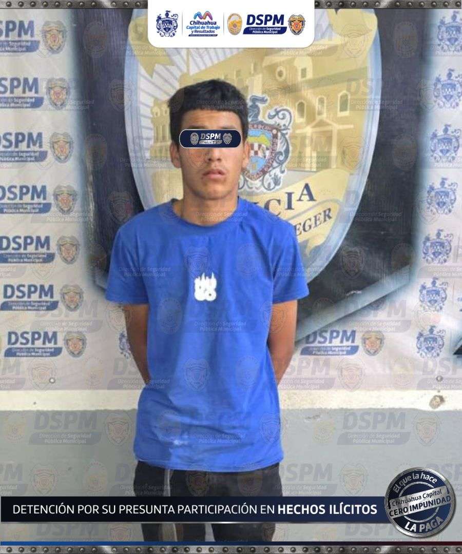 Cae adolescente empistolado y con droga en la Doblado

