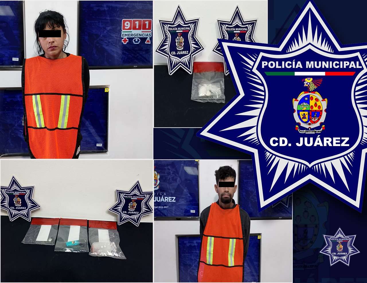 Detienen a tres sujetos acusados por delitos contra la salud