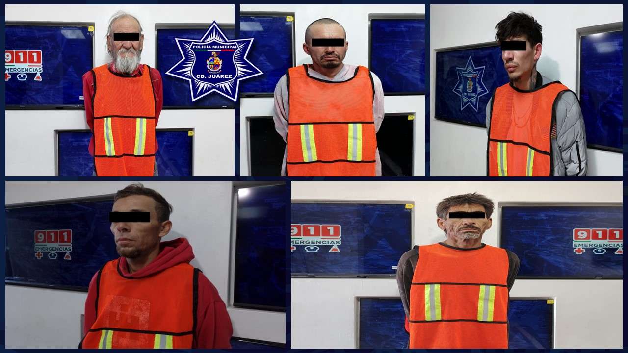 Detienen a cinco prófugos de la justicia 