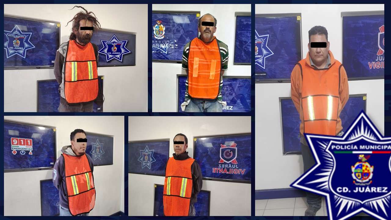 Detienen a 5 prófugos de la justicia 