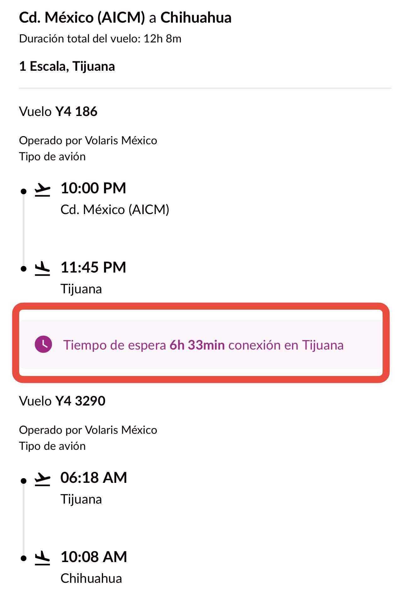 Afectan escalas de más de 6 horas a viajeros con destino a Chihuahua