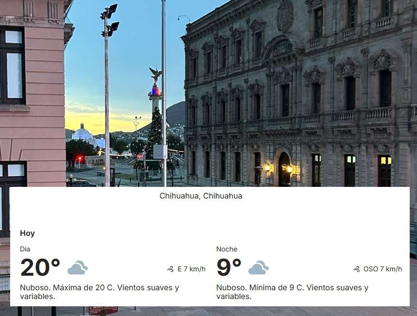 Noviembre se despide con máximas de 20 °C