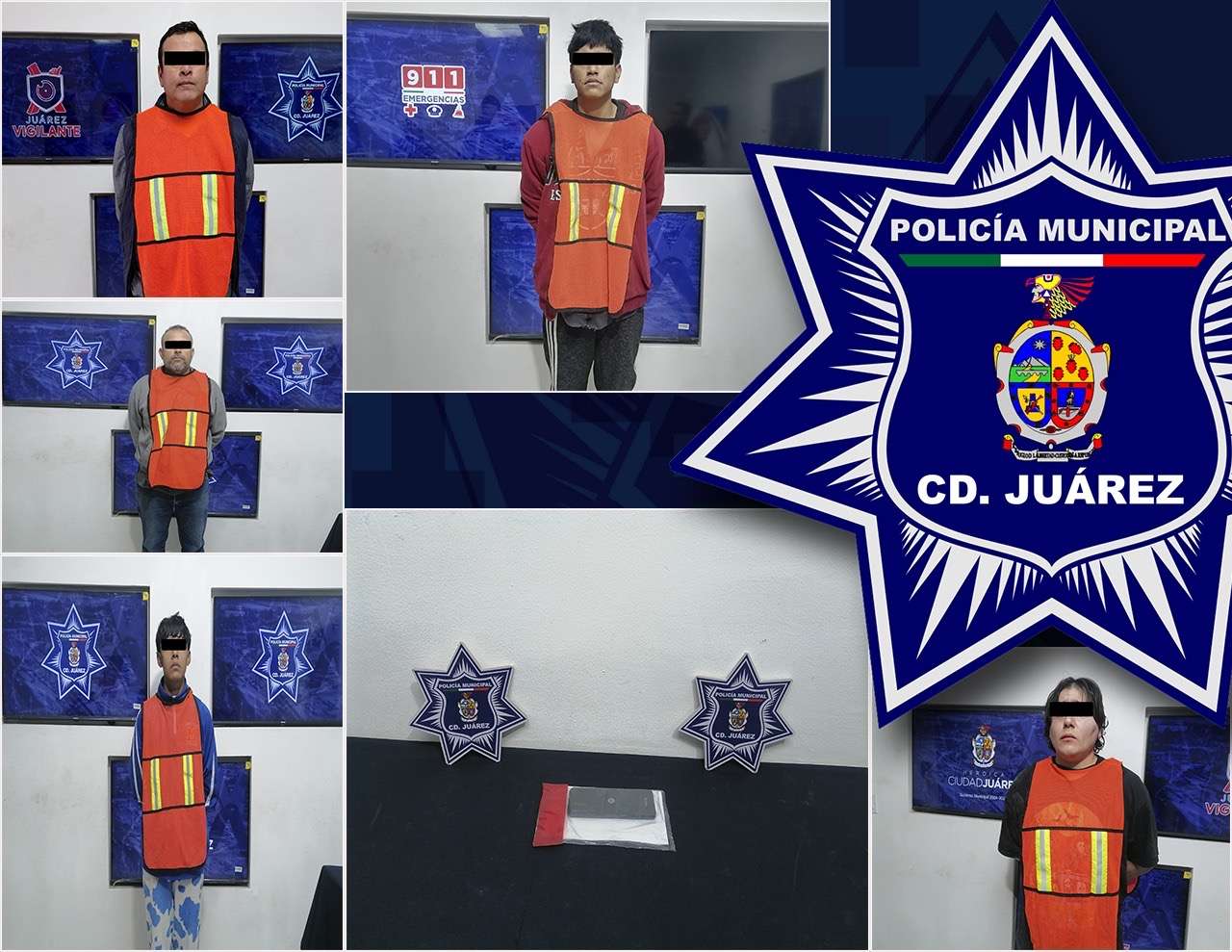 Detienen a 5 acusados de violencia familiar