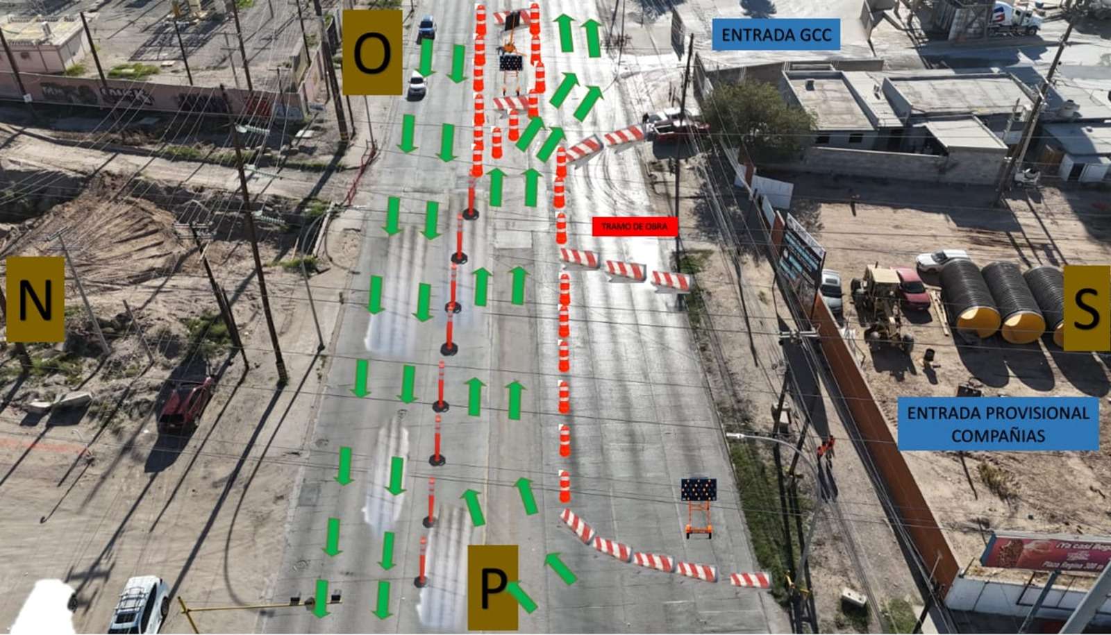 Anuncian cierre parcial de la Gómez Morín por trabajos en el colector Viñedos 2