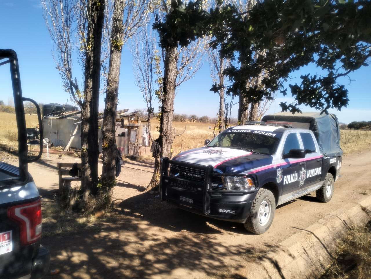 Le roban rifle y escopeta en ejido de Cuauhtémoc