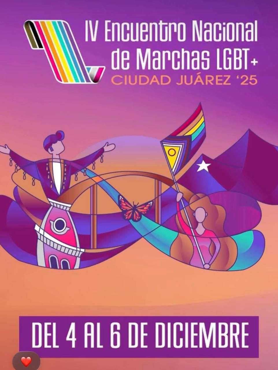 Invitan a inauguración de Cuarto Encuentro de Marchas LGBTTTIQ+