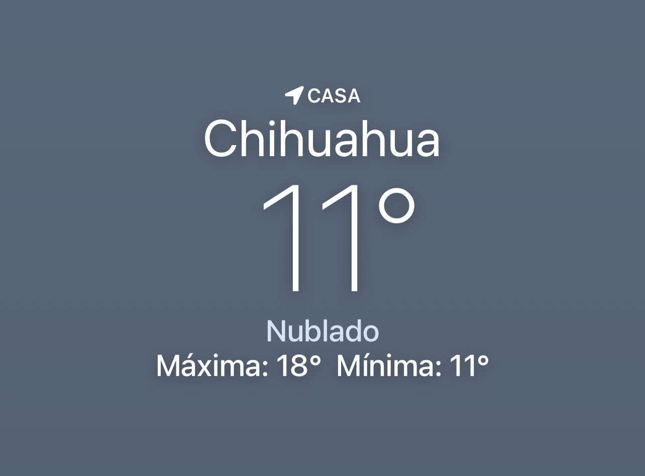 Se espera día nuboso con máxima de 18 grados centígrados