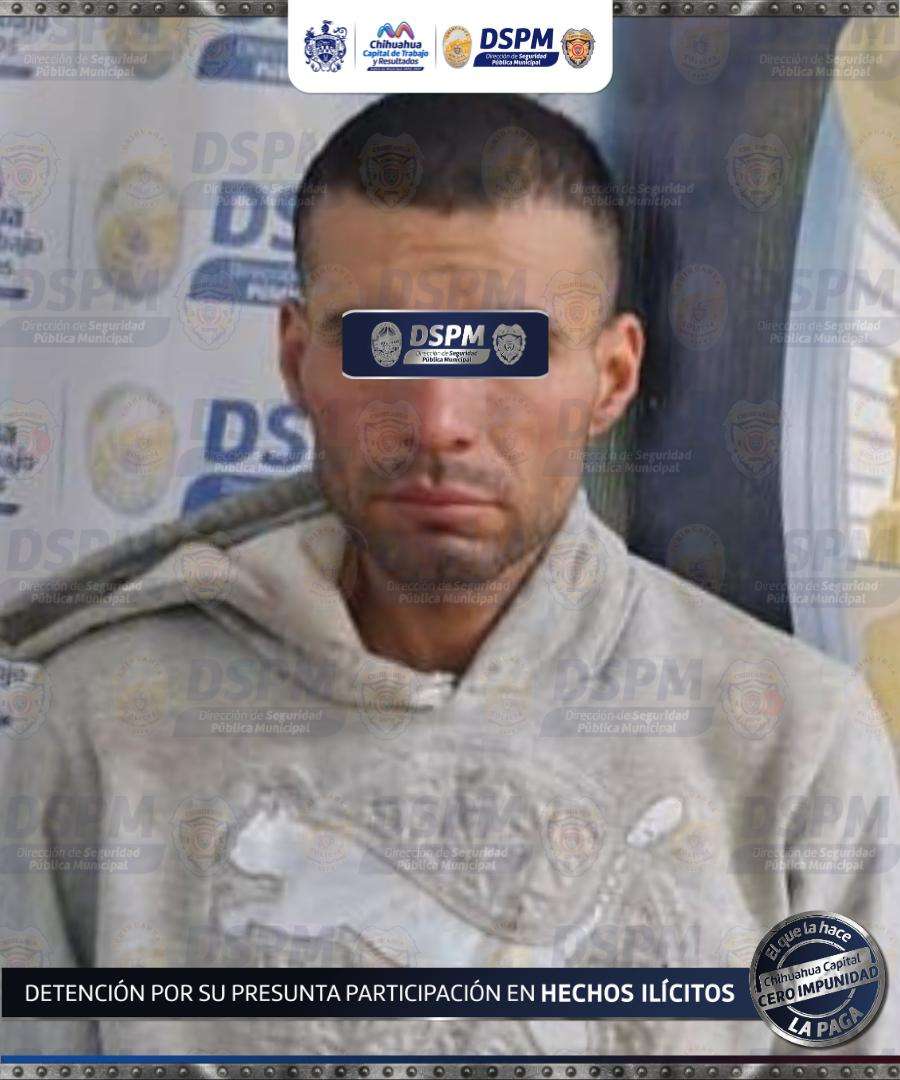 Detienen a sospechoso de robo en la colonia Alamedas 1