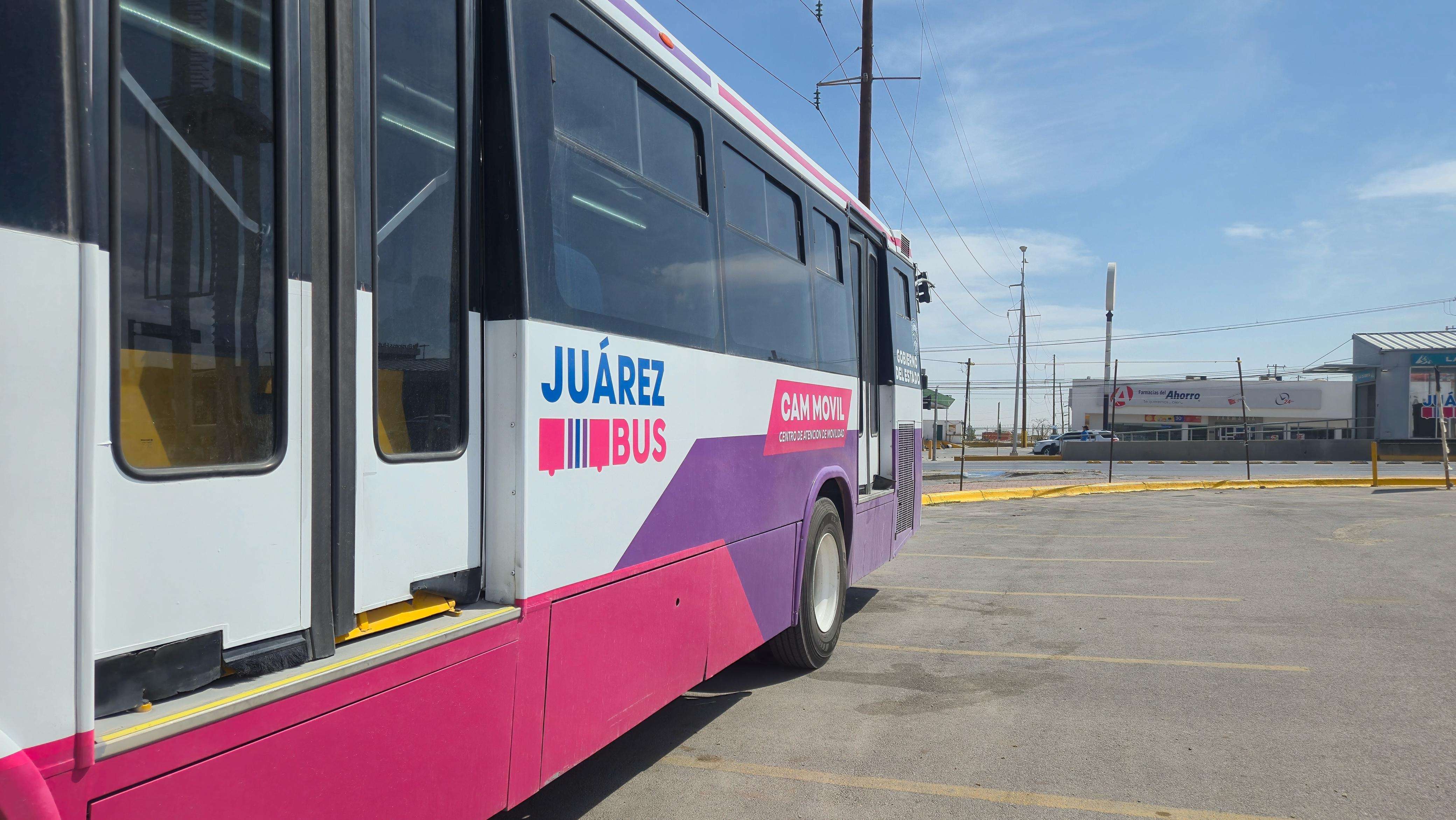 Beneficia JuárezBus a más de 10 mil usuarios a través de los CAM Móviles