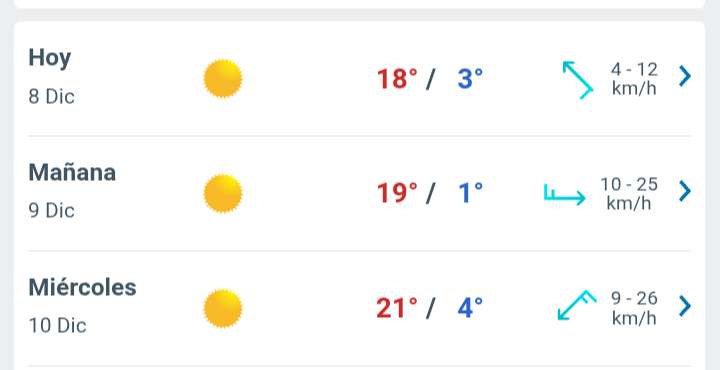 Lunes soleado con temperatura hasta 18°C en Juárez 