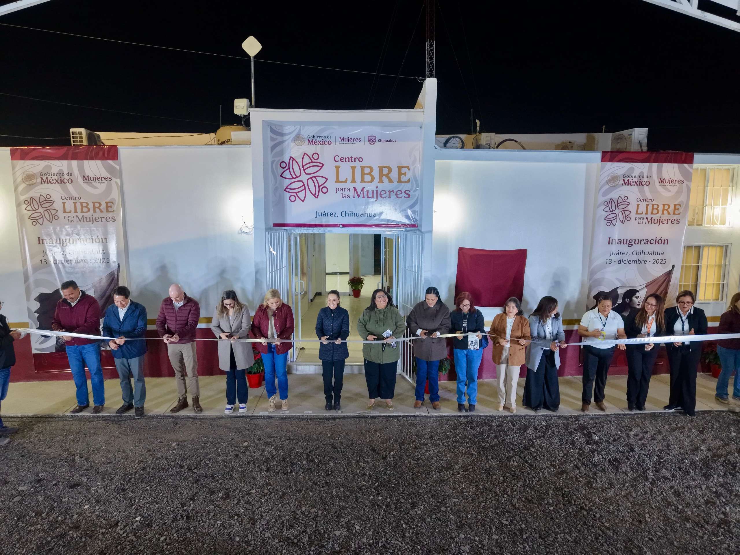 Inauguran en Juárez Sheinbaum y Maru Centro Libre para mujeres