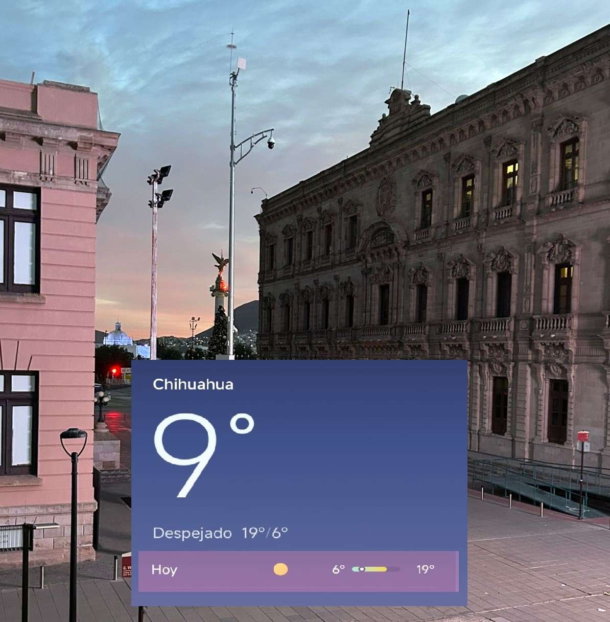 Continúan mañanas frías y tardes cálidas en la ciudad