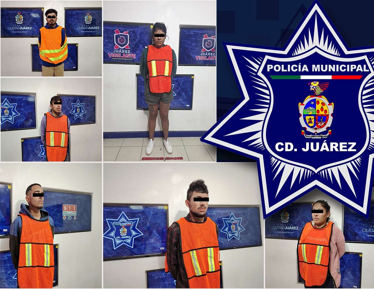 Detienen a seis con órdenes de aprehensión vigentes 