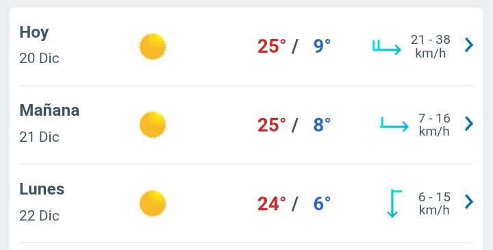 Día soleado con temperatura hasta 25°C para Juárez 