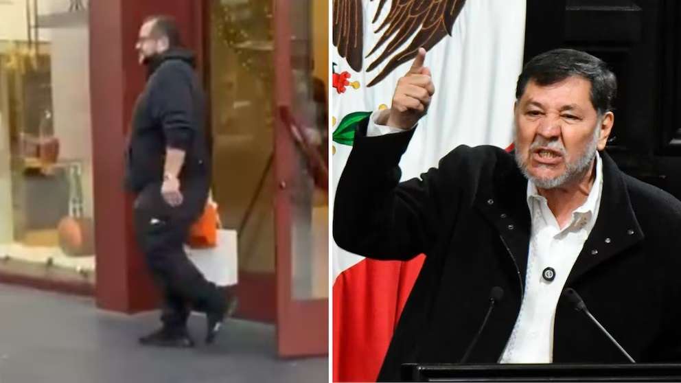 Defiende Noroña desde Europa a hijo de Amlo de críticas por lujos