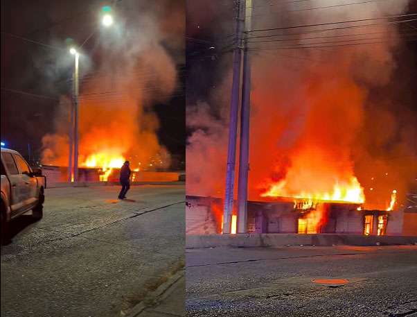 Incendio acaba con picadero en la colonia UP