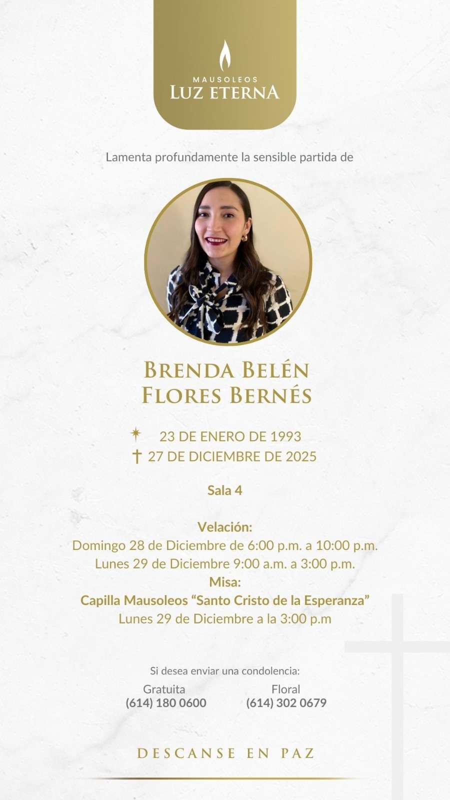 Fallece Brenda Flores titular de la Unidad de Transparencia de la Fach