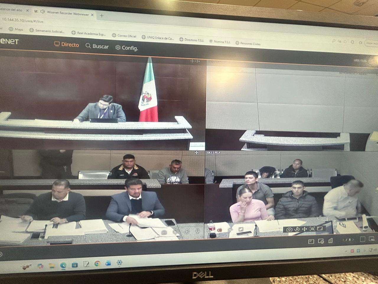Inicia audiencia de control de agentes de la GN