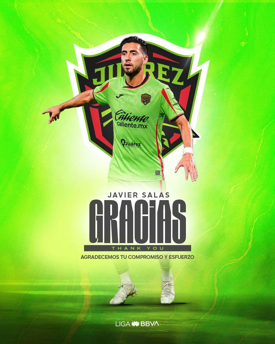 Termina etapa de Javier Salas con FC Juárez 