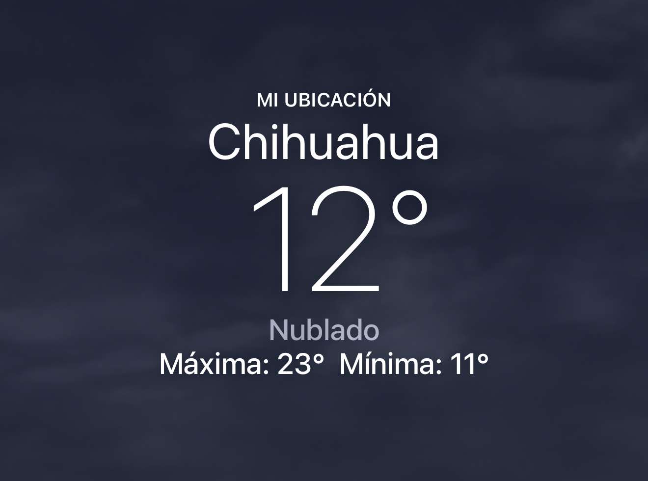 Se espera nuboso con máxima de 23 grados centígrados 