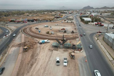 Avanzan un 9% obras del Paso Superior Aldama–Fuerza Aérea 
