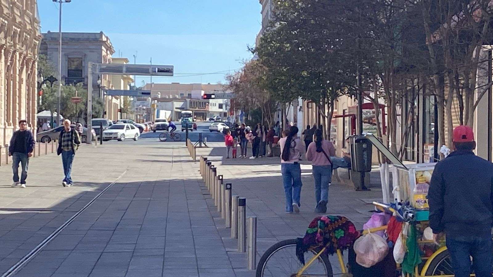 Abarrotan familias calles del centro y Expo Navidad