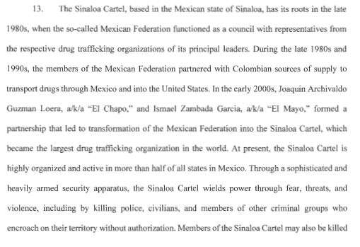 Vinculan a Maduro con el Cártel de Sinaloa y Los Zetas