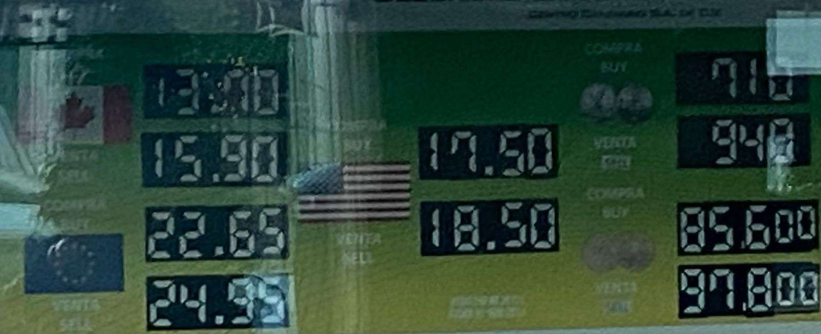 Sigue el dólar a $19.65 en Banco Azteca