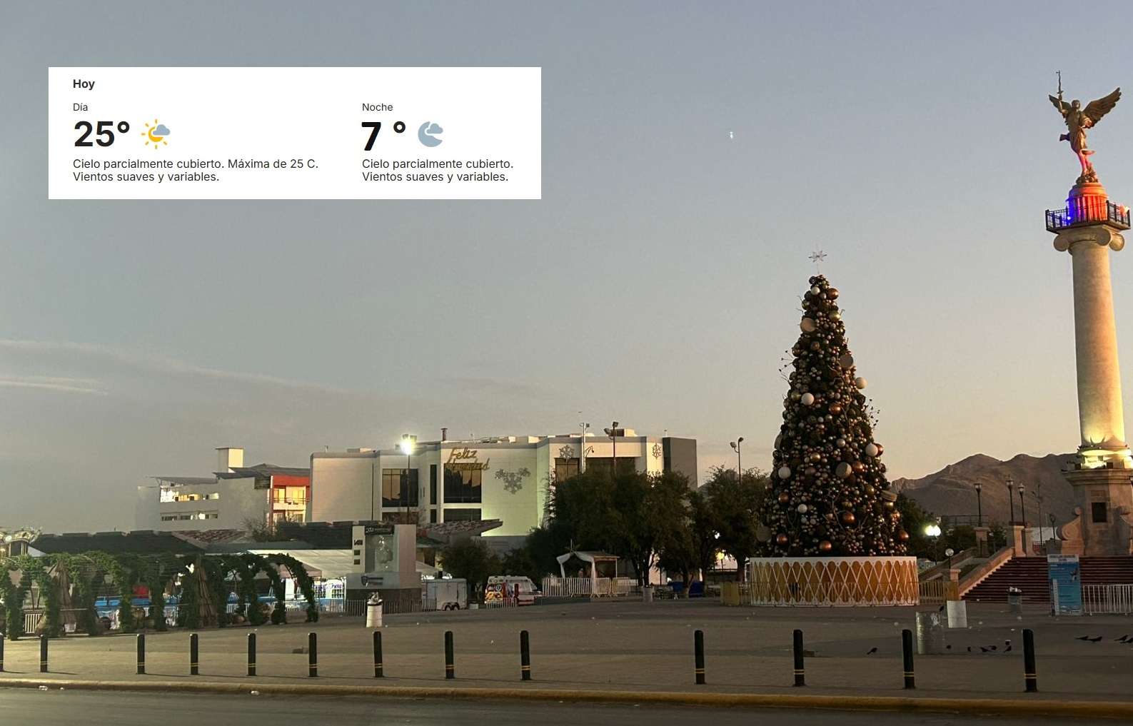 Alcanza Chihuahua los 25 °C tras mañanas heladas