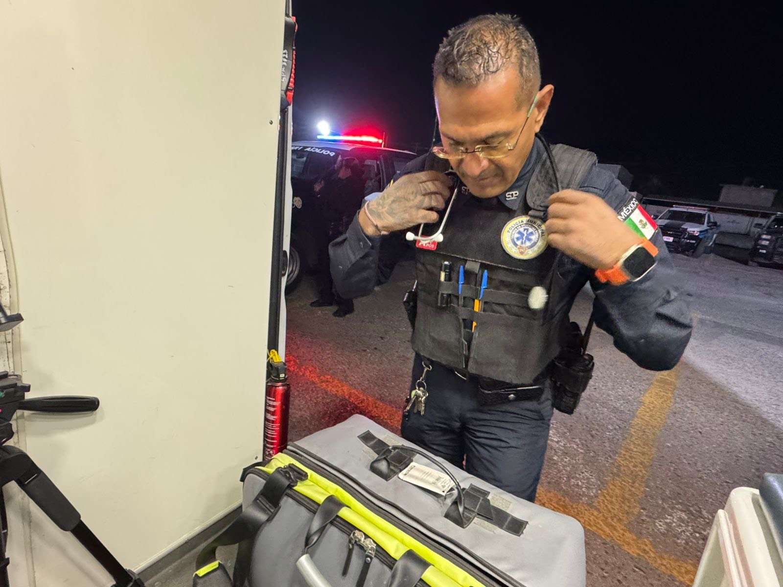 Atiende Policía Municipal emergencias médicas con unidad especializada