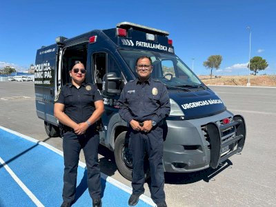 Atiende Policía Municipal emergencias médicas con unidad especializada