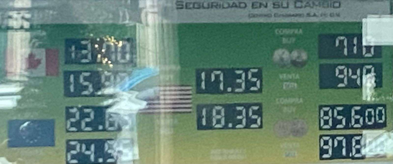 Sigue el dólar en $19.55 en Banco Azteca