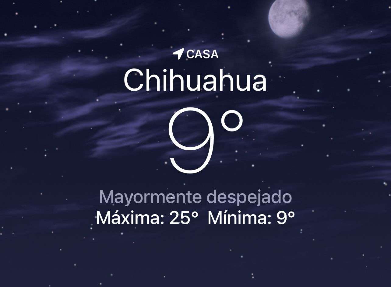 Se espera día nuboso con temperatura de 9 grados centígrados 