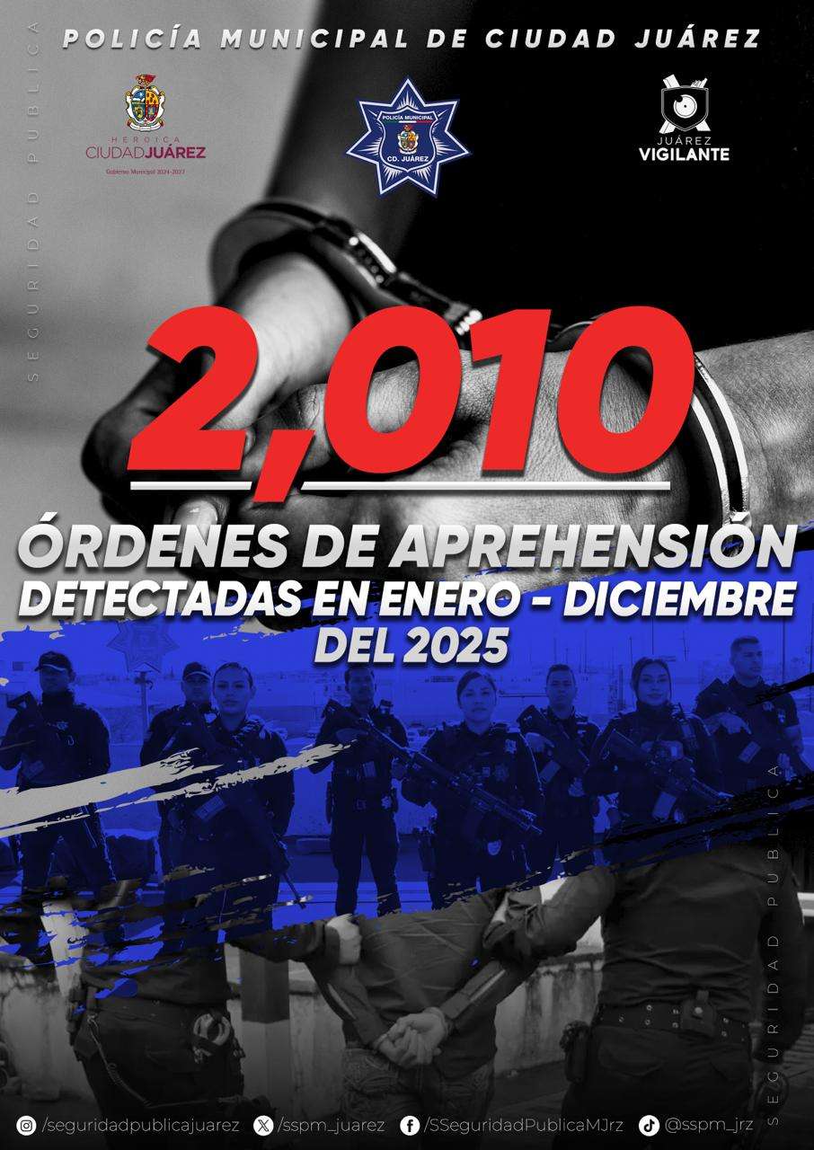 Detienen a más de dos mil prófugos de la justicia durante 2025