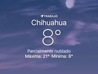 Se espera mañana nubosa con temperatura de 8 grados centígrados 