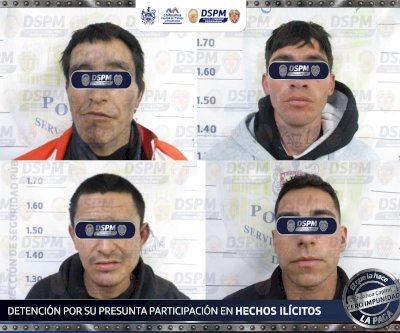 Detienen a 4 por posesión de droga y narcomenudeo 