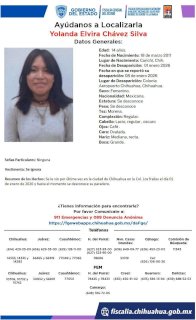 Buscan a jovencita desaparecida en la colonia Los Frailes