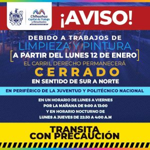 Realizarán limpieza bajo puente del Perijuv y Politécnico Nacional el lunes