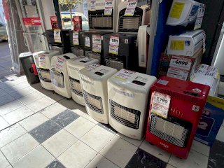 Se registran pocas ventas de calentones y cilindros de gas a pesar del frío 