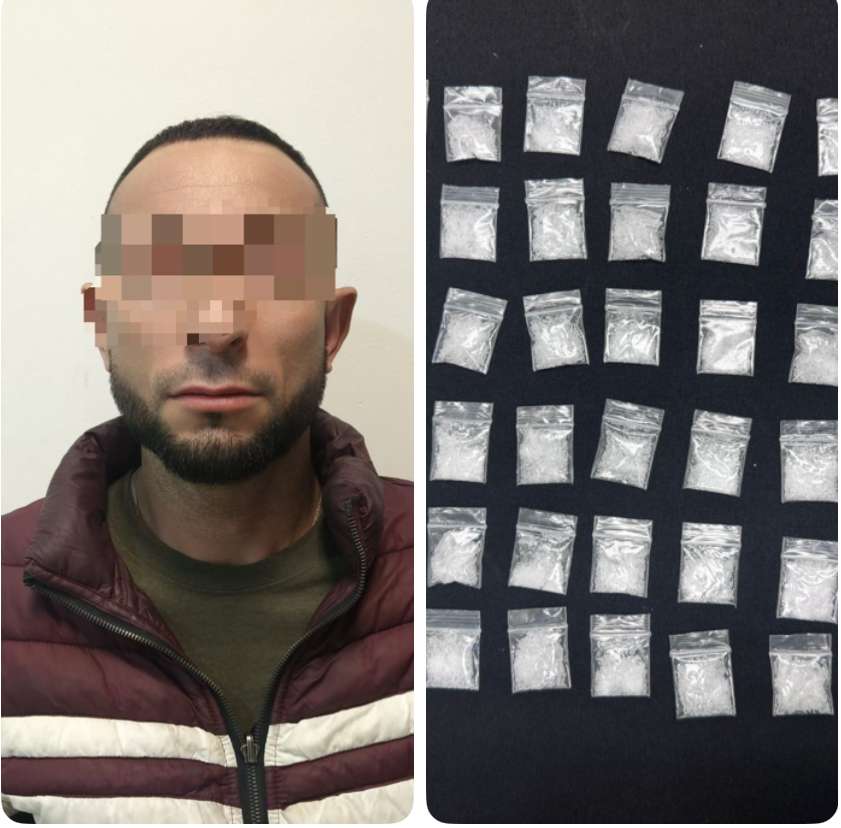 Arrestan a narcomenudista con cristal
