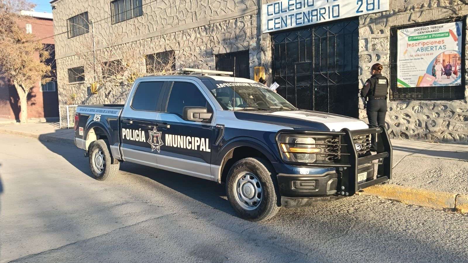 Refuerzan medidas de seguridad ante regreso a clases en Juárez