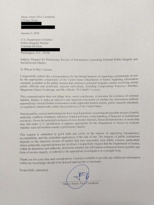 Plantea asesor de Texas revisión a funcionarios chihuahuenses