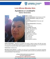 Desaparece agente municipal 5 días