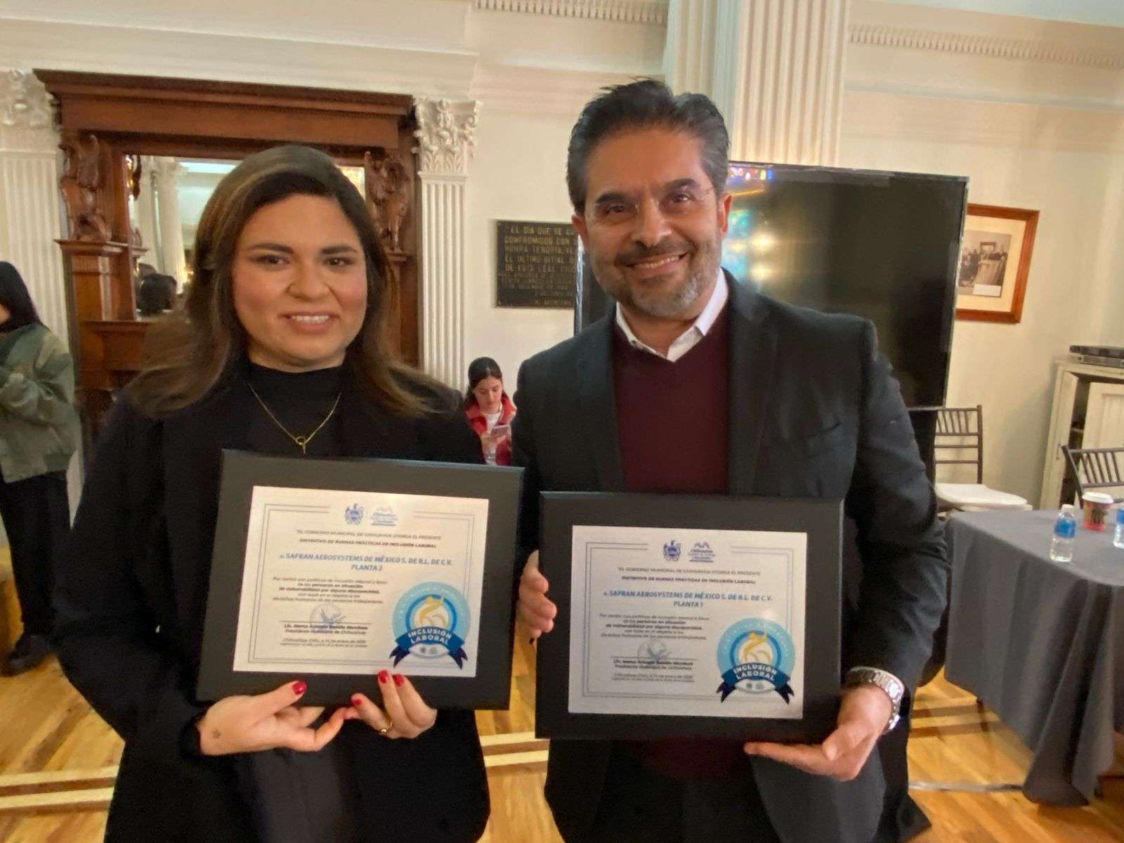 Otorgan a Safran distintivo de Buenas Prácticas de Inclusión Laboral