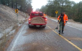 Se congela El Vergel con temperatura de -9.2 grados centígrados